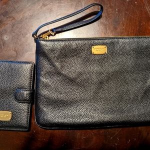 Michael kors clutch and passport case